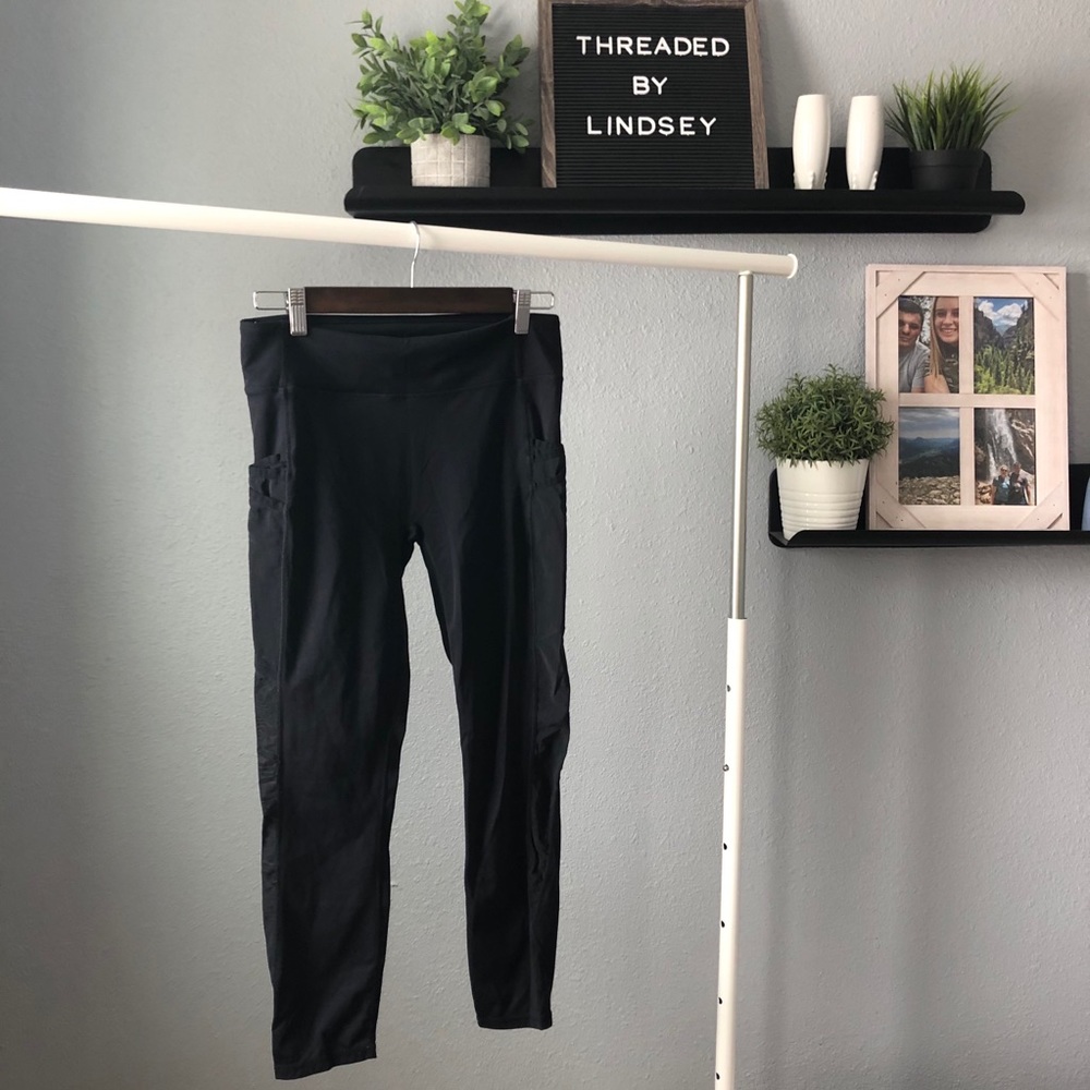 Fabletics black leggings size medium
